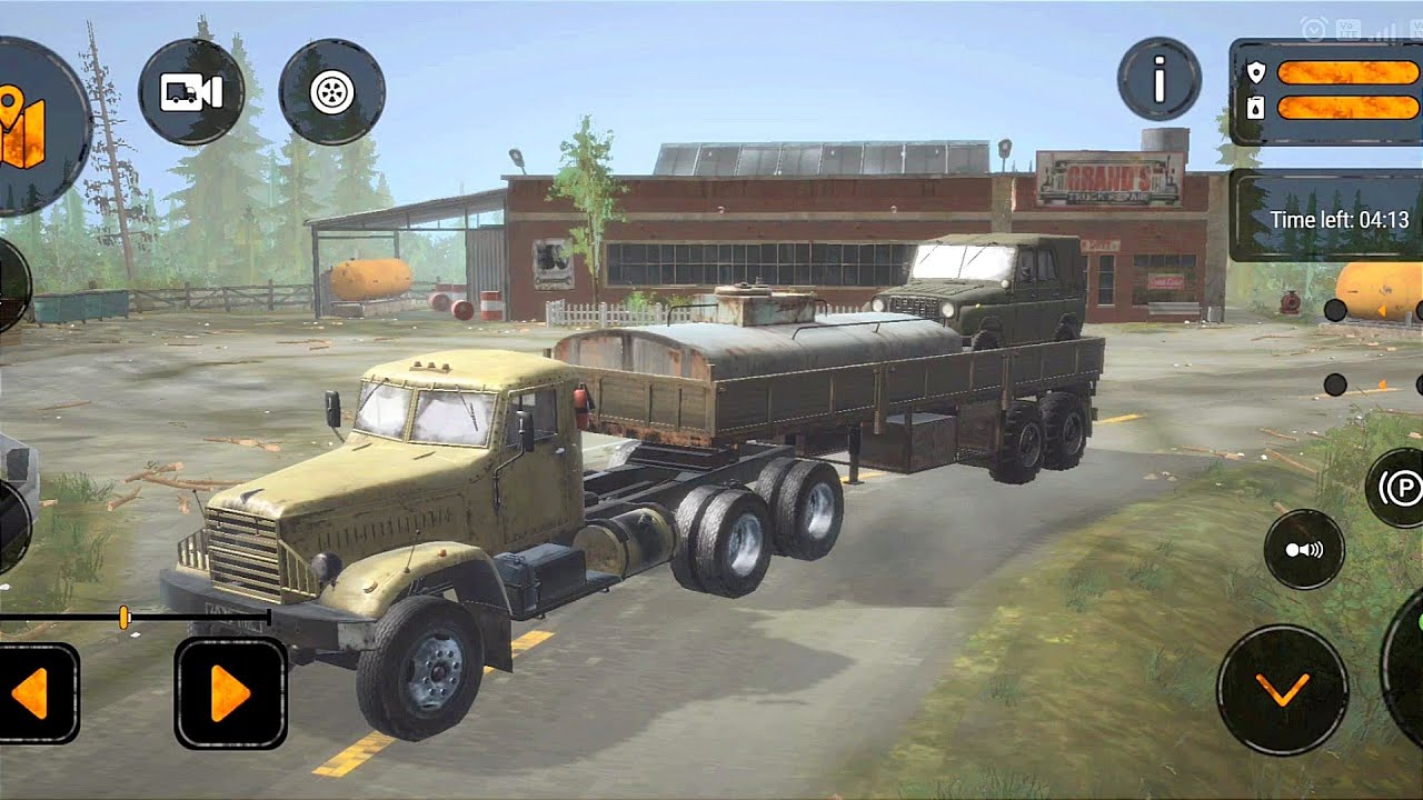 Mission #11 - Freight Ex A 469 Jeep Delivery On Trailer | Mudrunner Android Gameplay HD