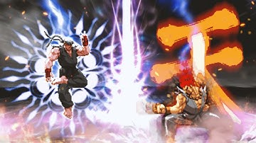 Lord Ryu vs Akuma Good Ghost. Street Fighter MUGEN Multiverse