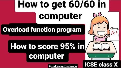 How to score 95% marks in computer class 10th ICSE board| how to get 60/60 in programming #icse