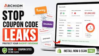Stop Coupon Code Leaks on Shopify | Archiom Coupon Leak Detector | Archiom