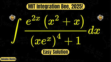 Clever MIT Integration Bee Solution: Integral of e^(2x)(x^2+x)/((x*e^(x))^4+1) dx