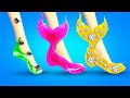 ¡Barbie perdió sus zapatos! De Barbie a sirena | Las mejores manualidades por La La Amigos