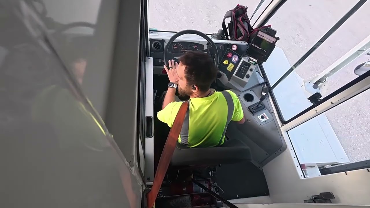 POV Yard Jockey ASMR – Loud Diesel Engine Sounds (Raw Yard Shift)