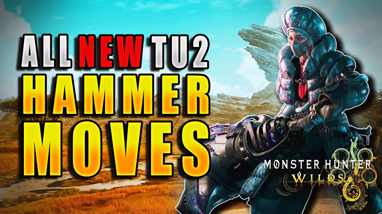 Hammer is absolutely BROKEN now! ALL New Moves Guide for TU3 - Monster Hunter Wilds