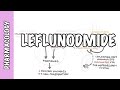 Leflunomide (DMARD) pharmacology - mechanism of action, adverse effects and cholestyramine