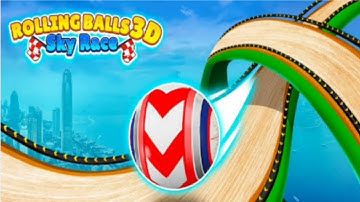 Rolling Balls 3D: Sky Race - gameplay 01 - Level 1-5