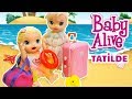 Baby Alive Lily ve Blonde Kardesler Tatile Gidiyor Bavul Hazırlığı | Oyuncak Butiğim