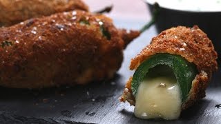 Cheese-Stuffed Jalapeño Poppers // Presented by Fondoodler