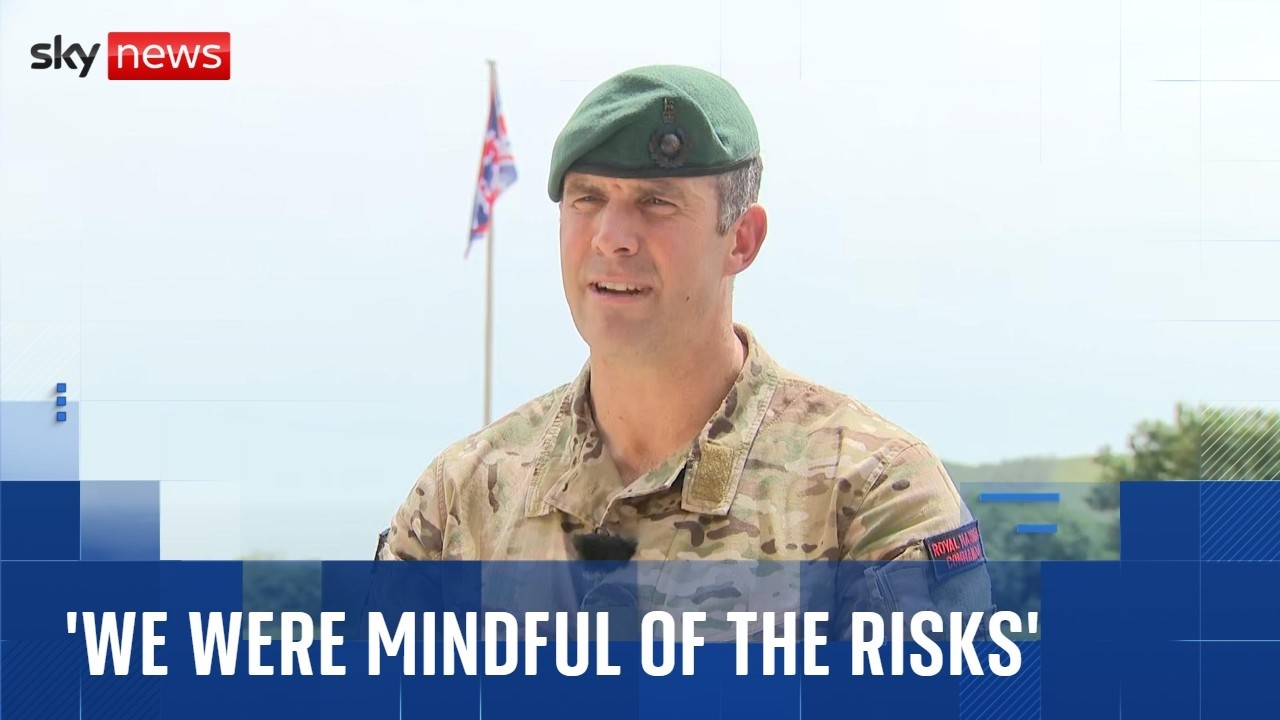 Royal Marines commander explains Russian tanker boarding operation