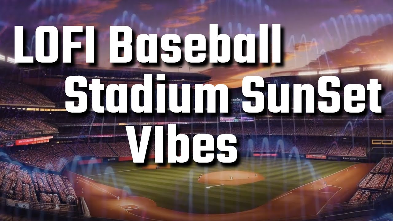 Lofi Baseball Stadium Sunset VIbes