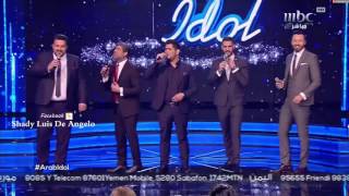 وائل كفوري يغني مع امير و محمد ويعقوب قتلوني عيون السودArab Idol 2017