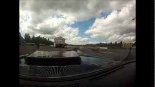 Rick Wiseman during time trials at Winterport Dragway