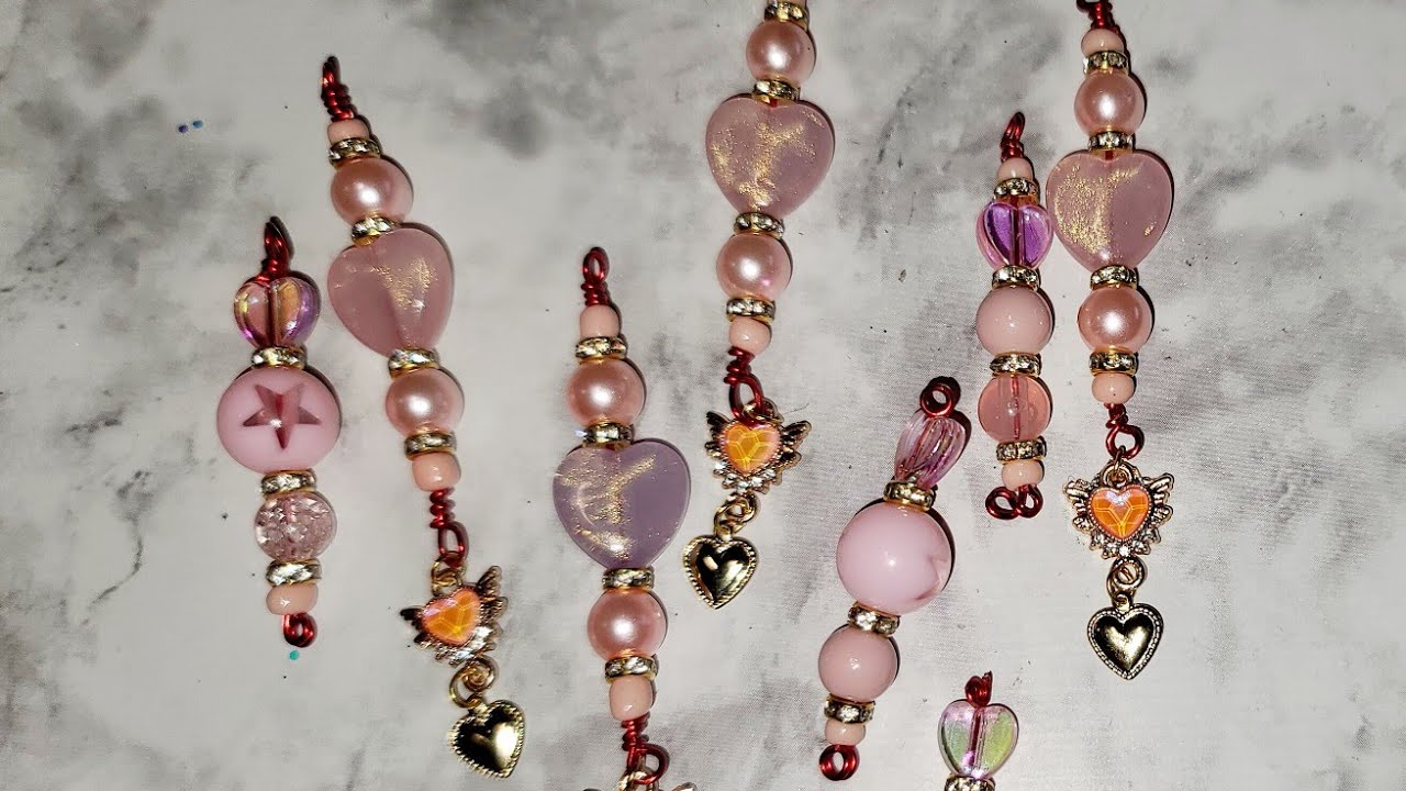 BeeBeeCraft | Мастер-класс по изготовлению подвесок из бусин, обёрнутых проволокой