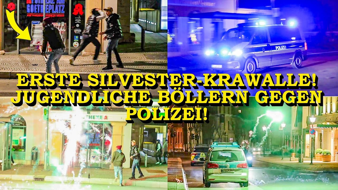 Silvester: Krawalle, Aggressionen und erneut schwere Unfälle in