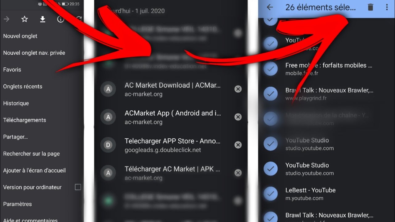Comment VOIR et EFFACER son HISTORIQUE sur Chrome !🕞 - YouTube