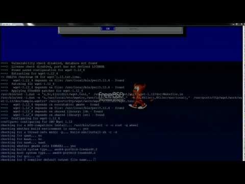 FreeBSD Howto: install wget from ports