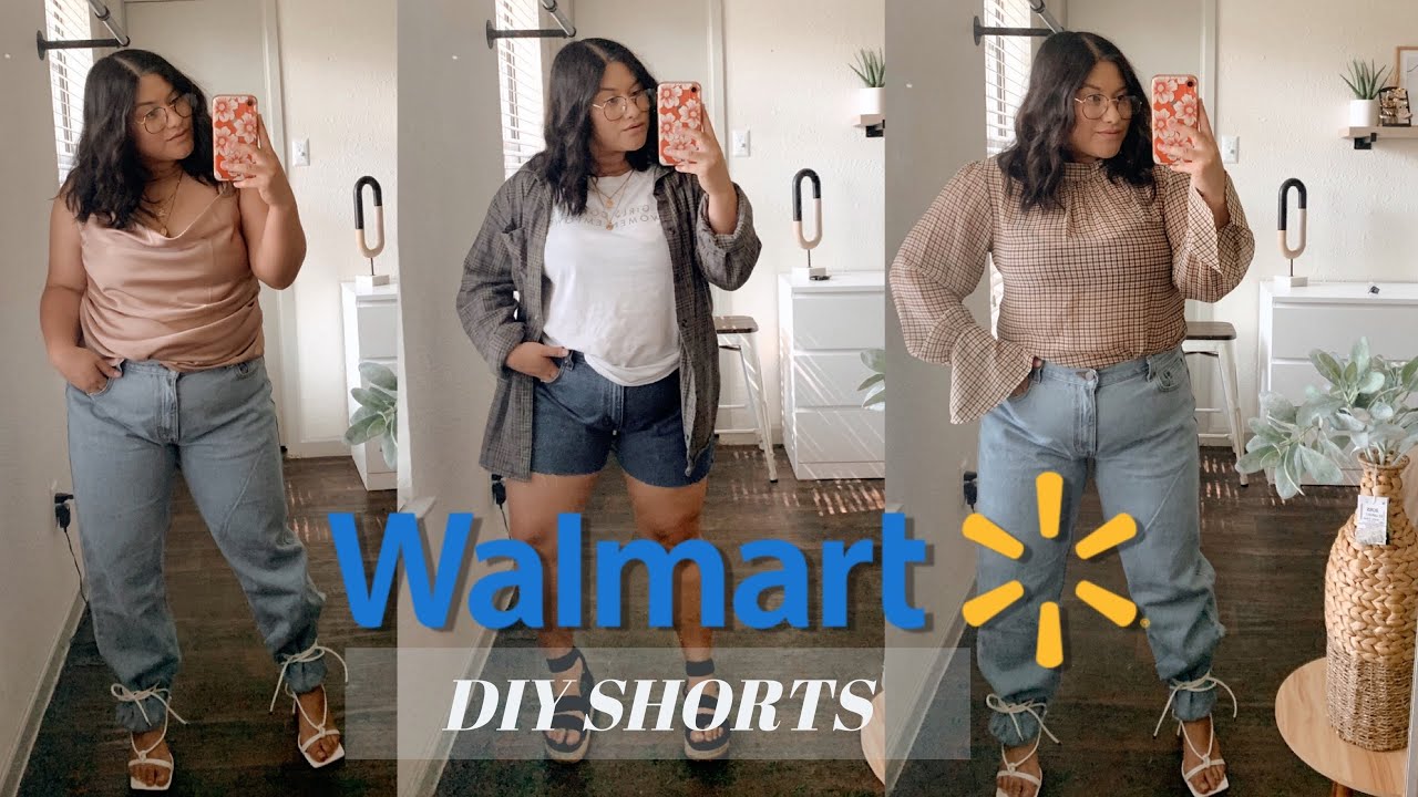 Styling 10 WALMART JEANS + Review of my OpenPrints custom canvas YouTube