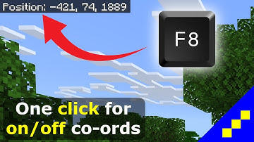 TOGGLE CO-ORDS with keyboard on MINECRAFT BEDROCK | Minecraft Bedrock Resource Pack