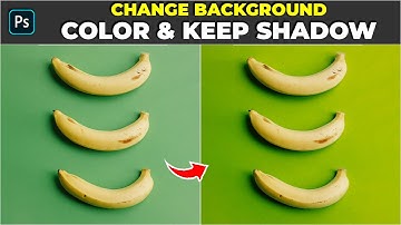 2-Minutes Photoshop - Change Background Color and Keep the Original Shadows | Photoshop Tutorial