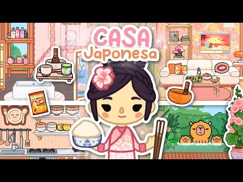 Decoración CASA JAPONESA🍣 || *Con voz🎙️* || Ideas para casas en TOCA BOCA || House Tour