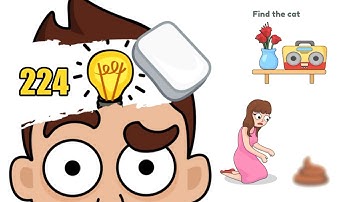 🔥dop 2 level #224 😱🙃😳🙅🥺 find the cat #56gamer #dop2 #puzzle