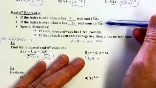 Algebra 1 - Big Ideas 6.2 - Radicals and Rational Exponents