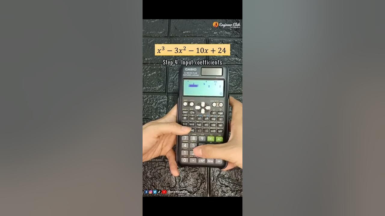 CALCULATOR TECHNIQUE: Factoring Cubic Polynomials - YouTube