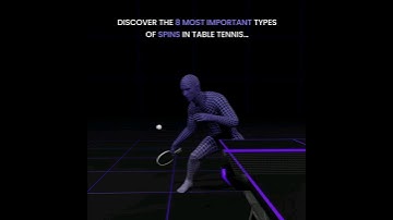 8 most important types of spins - #learntabletennis #tabletennis