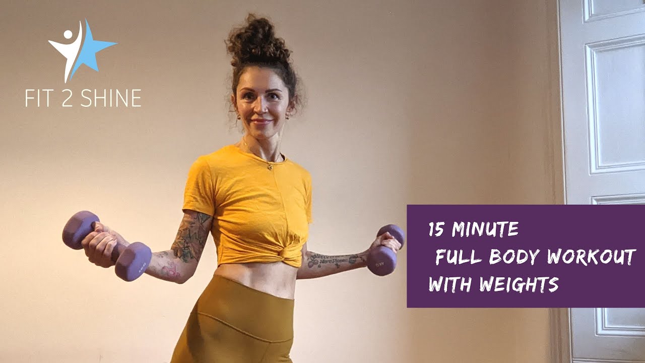 15 Minute Full Body Workout with Dumbbells - YouTube