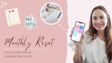 Monthly Reset: how I organize for a new month (intention setting, planner, productivity apps + MORE)