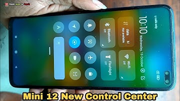 Poco x2 control center style change // mini 12 new control center // new control pane