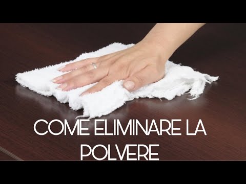 Video: Qual è il semplice trucco per eliminare la polvere?