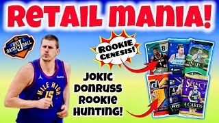 *RETAIL MANIA!* Ripping 25+ Basketball Packs 🔥 Mosaic GENESIS Rookie + JOKIC Donruss RC Hunting!