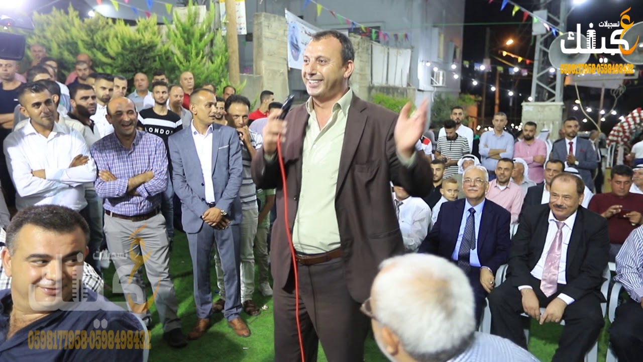 حرب المحاورات مع الشاعران اكرم  البوريني و اكرم قعوار - مهرجان العريسين صهيب وجراح ناصر 2019