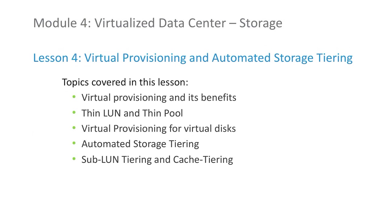 Virtual Provisioning at Storage 4.4 - YouTube