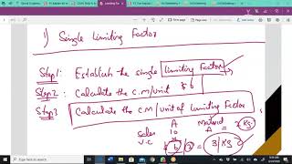 Limiting Factor Analysis