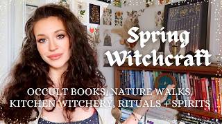 A WITCHS SPRING | OCCULT BOOKS, GLASTONBURY, KITCHEN WITCHCRAFT, SPIRITS, RITUALS + THE MORRIGAN