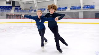 Olivia Ilin & Dylan Cain skate to 'Grease', 2023 Junior Free Dance