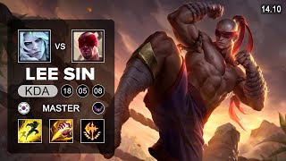 Lee Sin vs Viego Jungle - KR Master - Patch 14.10 Season 14