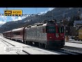 2018-11 [4K] The RhB in Bahnhof Samedan, on the Albula and in Bahnhof Bergun in superb 4K!
