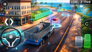 Animal cargo truck 3D Android game (animals game) animal simulator games#androidgaming #cargo  screenshot 4