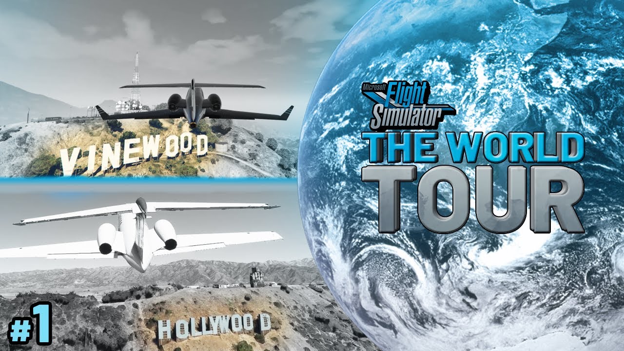 Flight Sim: The World Tour #1 - It’s always healthy to branch out and leave your comfort zone, so we left Los Santos, and visited the world!