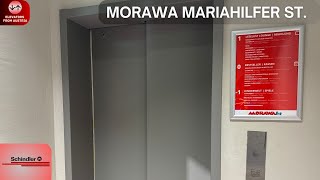 1968 Unknown (Mod. 1996 Schindler) roped hydraulic elevator@Morawa Bookstore, Vienna, Austria