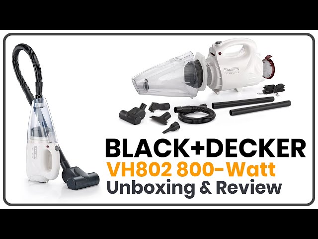 Black & Decker VH780 handheld vacuum cleaner and blower - unboxing