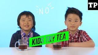 Kids Try Stuff: Tea | Kids Try Grown-up Drinks