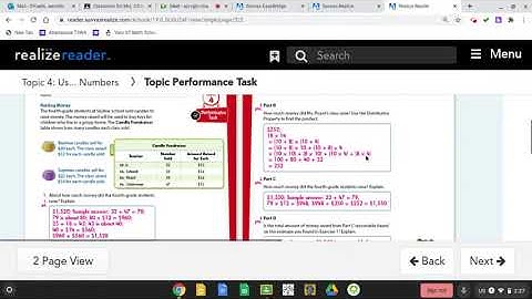 Topic 4 Performance Task Answers