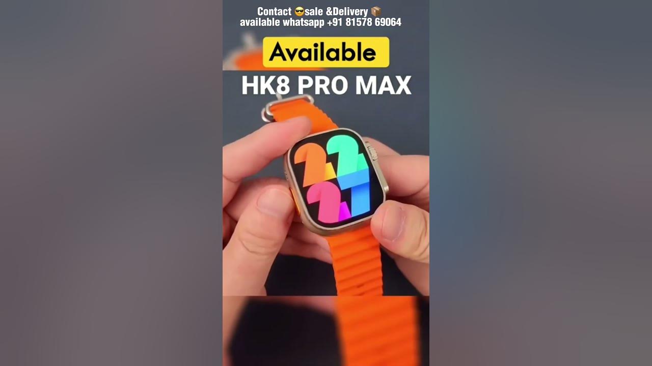 HK8 Pro Max Ultra Review - First Apple Watch Ultra Clone with AMOLED Screen