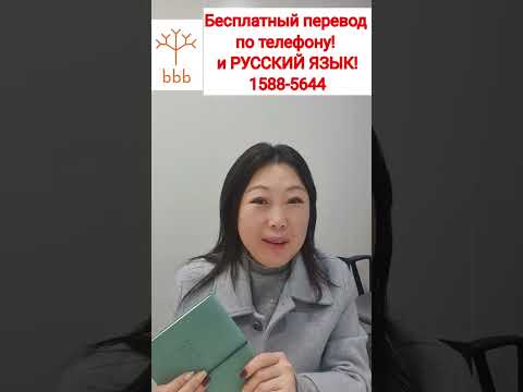 бесплатный перевод по телефону | bbb Korea | русский язык в корее| Александра Пак
