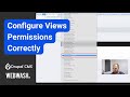 Configure Views Permissions Correctly
