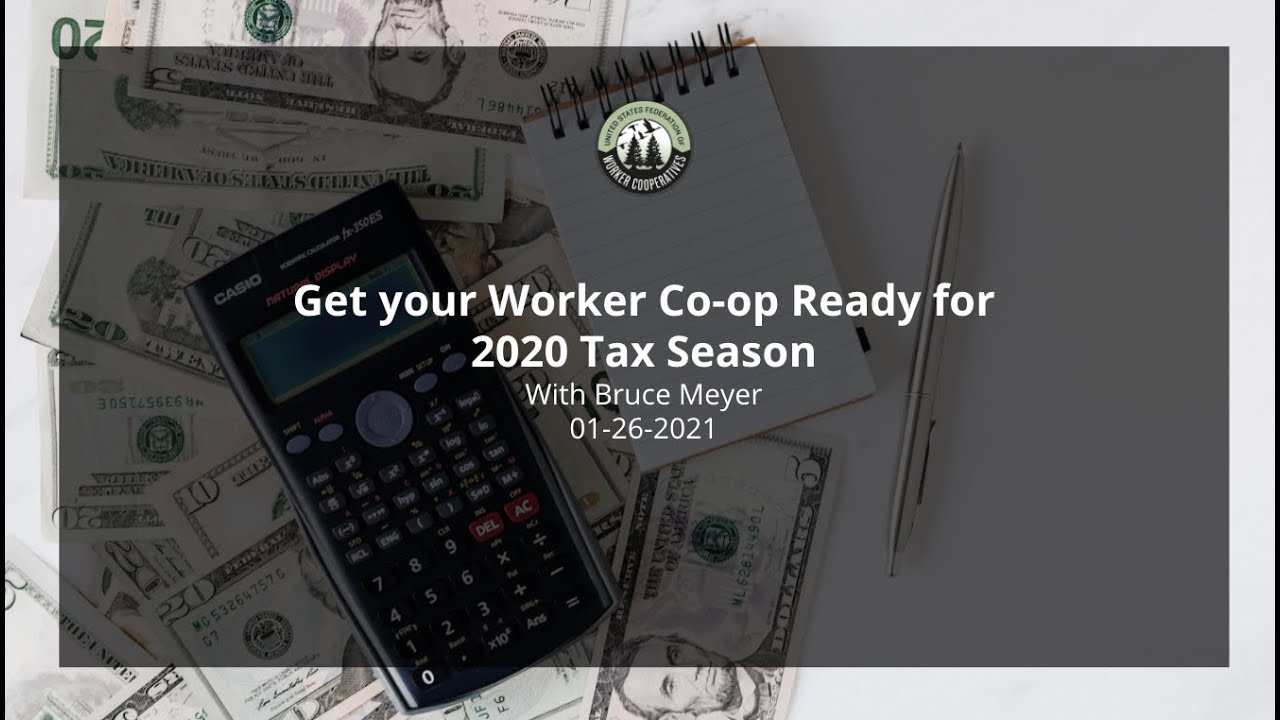 Co op Tax Prep Webinar 1 25 2021